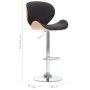 Schwarzer Küchenhocker aus Kunstleder von vidaXL, Küchenhocker - Ref: Foro24-287412, Preis: 164,43 €, Rabatt: %