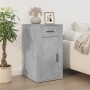 Escritorio con armario contrachapada gris hormigón de vidaXL, Escritorios - Ref: Foro24-3185435, Precio: 159,21 €, Descuento: %