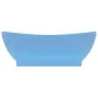 Lavabo lujoso con rebosadero cerámica azul claro 58,5x39 cm de vidaXL, Lavabos - Ref: Foro24-146934, Precio: 68,69 €, Descuen...