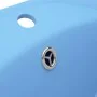 Lavabo lujoso con rebosadero cerámica azul claro 58,5x39 cm de vidaXL, Lavabos - Ref: Foro24-146934, Precio: 68,69 €, Descuen...