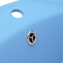 Luxurious washbasin with light blue ceramic overflow 58.5x39 cm by vidaXL, Sinks - Ref: Foro24-146934, Price: 69,42 €, Discou...