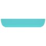 Luxury rectangular matte light green ceramic washbasin 71x38 cm by vidaXL, Sinks - Ref: Foro24-146958, Price: 82,73 €, Discou...
