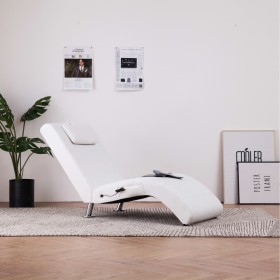 Massageliege mit weißem Kunstlederkissen von vidaXL, Tagesbetten - Ref: Foro24-281285, Preis: 253,39 €, Rabatt: %