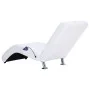 Massageliege mit weißem Kunstlederkissen von vidaXL, Tagesbetten - Ref: Foro24-281285, Preis: 230,69 €, Rabatt: %