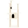 Cat scratching post with cream sisal posts 166 cm by vidaXL, Cat furniture - Ref: Foro24-171723, Price: 78,54 €, Discount: %