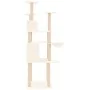 Cat scratching post with cream sisal posts 166 cm by vidaXL, Cat furniture - Ref: Foro24-171723, Price: 78,54 €, Discount: %