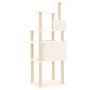 Cat scratching post with cream sisal posts 166 cm by vidaXL, Cat furniture - Ref: Foro24-171723, Price: 74,43 €, Discount: %