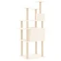 Cat scratching post with cream sisal posts 166 cm by vidaXL, Cat furniture - Ref: Foro24-171723, Price: 78,54 €, Discount: %