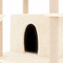 Cat scratching post with cream sisal posts 166 cm by vidaXL, Cat furniture - Ref: Foro24-171723, Price: 74,43 €, Discount: %