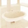 Cat scratching post with cream sisal posts 166 cm by vidaXL, Cat furniture - Ref: Foro24-171723, Price: 78,54 €, Discount: %