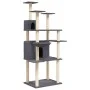 Cat scratching post with dark gray sisal posts 166 cm by vidaXL, Cat furniture - Ref: Foro24-171725, Price: 81,70 €, Discount: %