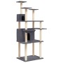 Katzenkratzbaum mit dunkelgrauen Sisalstämmen, 166 cm von vidaXL, Katzenmöbel - Ref: Foro24-171725, Preis: 78,65 €, Rabatt: %