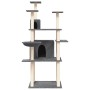 Katzenkratzbaum mit dunkelgrauen Sisalstämmen, 166 cm von vidaXL, Katzenmöbel - Ref: Foro24-171725, Preis: 78,65 €, Rabatt: %
