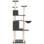 Katzenkratzbaum mit dunkelgrauen Sisalstämmen, 166 cm von vidaXL, Katzenmöbel - Ref: Foro24-171725, Preis: 78,65 €, Rabatt: %