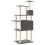 Cat scratching post with dark gray sisal posts 166 cm by vidaXL, Cat furniture - Ref: Foro24-171725, Price: 81,70 €, Discount: %