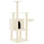 Cat scratching post with cream sisal posts 132 cm by vidaXL, Cat furniture - Ref: Foro24-171726, Price: 55,67 €, Discount: %