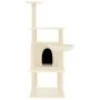 Cat scratching post with cream sisal posts 132 cm by vidaXL, Cat furniture - Ref: Foro24-171726, Price: 55,67 €, Discount: %