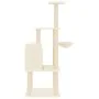 Cat scratching post with cream sisal posts 132 cm by vidaXL, Cat furniture - Ref: Foro24-171726, Price: 55,67 €, Discount: %