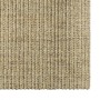 Alfombra de sisal natural verde 66x350 cm