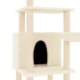 Cat scratching post with cream sisal posts 132 cm by vidaXL, Cat furniture - Ref: Foro24-171726, Price: 55,67 €, Discount: %