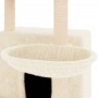 Katzenkratzbaum mit cremefarbenen Sisalstämmen, 132 cm von vidaXL, Katzenmöbel - Ref: Foro24-171726, Preis: 56,48 €, Rabatt: %