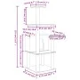 Katzenkratzbaum mit cremefarbenen Sisalstämmen, 132 cm von vidaXL, Katzenmöbel - Ref: Foro24-171726, Preis: 55,64 €, Rabatt: %