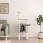 Cat scratching post with light gray sisal posts 132 cm by vidaXL, Cat furniture - Ref: Foro24-171727, Price: 49,85 €, Discoun...