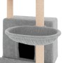 Katzenkratzbaum mit hellgrauen Sisalstämmen 132 cm von vidaXL, Katzenmöbel - Ref: Foro24-171727, Preis: 45,64 €, Rabatt: %