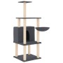 Cat scratching post with dark gray sisal posts 132 cm by vidaXL, Cat furniture - Ref: Foro24-171728, Price: 56,28 €, Discount: %
