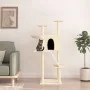 Cat scratcher with cream-colored sisal posts 143 cm by vidaXL, Cat furniture - Ref: Foro24-171729, Price: 66,16 €, Discount: %