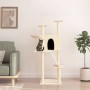 Katzenkratzbaum mit Sisalpfosten cremefarben 143 cm von vidaXL, Katzenmöbel - Ref: Foro24-171729, Preis: 67,30 €, Rabatt: %