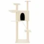 Cat scratcher with cream-colored sisal posts 143 cm by vidaXL, Cat furniture - Ref: Foro24-171729, Price: 66,16 €, Discount: %
