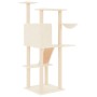 Cat scratcher with cream-colored sisal posts 143 cm by vidaXL, Cat furniture - Ref: Foro24-171729, Price: 67,30 €, Discount: %