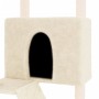 Cat scratcher with cream-colored sisal posts 143 cm by vidaXL, Cat furniture - Ref: Foro24-171729, Price: 67,30 €, Discount: %
