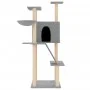 Cat scratching post with light gray sisal posts 143 cm by vidaXL, Cat furniture - Ref: Foro24-171730, Price: 53,31 €, Discoun...