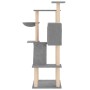 Katzenkratzbaum mit hellgrauen Sisalstämmen, 143 cm von vidaXL, Katzenmöbel - Ref: Foro24-171730, Preis: 48,84 €, Rabatt: %