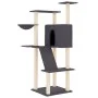 Cat scratching post with dark gray sisal posts 143 cm by vidaXL, Cat furniture - Ref: Foro24-171731, Price: 56,81 €, Discount: %