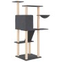 Cat scratching post with dark gray sisal posts 143 cm by vidaXL, Cat furniture - Ref: Foro24-171731, Price: 55,83 €, Discount: %