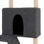 Cat scratching post with dark gray sisal posts 143 cm by vidaXL, Cat furniture - Ref: Foro24-171731, Price: 56,81 €, Discount: %