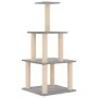 Cat scratching post with light gray sisal posts 111 cm by vidaXL, Cat furniture - Ref: Foro24-171733, Price: 40,54 €, Discoun...