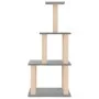 Cat scratching post with light gray sisal posts 111 cm by vidaXL, Cat furniture - Ref: Foro24-171733, Price: 40,54 €, Discoun...