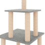 Katzenkratzbaum mit hellgrauen Sisalstämmen, 111 cm von vidaXL, Katzenmöbel - Ref: Foro24-171733, Preis: 39,78 €, Rabatt: %