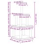 Katzenkratzbaum mit cremefarbenen Sisalstämmen, 111 cm von vidaXL, Katzenmöbel - Ref: Foro24-171732, Preis: 39,93 €, Rabatt: %