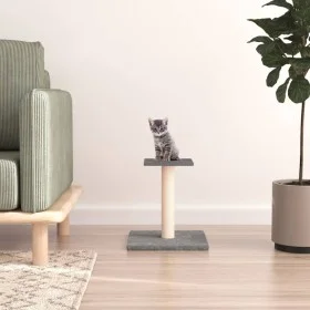 Light gray scratching post for cats with a 38 cm platform. by vidaXL, Cat furniture - Ref: Foro24-171736, Price: 17,52 €, Dis...
