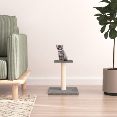 Light gray scratching post for cats with a 38 cm platform. by vidaXL, Cat furniture - Ref: Foro24-171736, Price: 17,79 €, Dis...