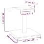 Cat scratching post with dark gray platform 38 cm by vidaXL, Cat furniture - Ref: Foro24-171737, Price: 21,50 €, Discount: %