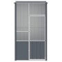 Galvanized steel anthracite gray bird cage 115x78x200 cm by vidaXL, Feet and bird cages - Ref: Foro24-172342, Price: 202,76 €...