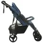 Carrito para gemelos de acero azul marino de vidaXL, Cochecitos de bebé - Ref: Foro24-10244, Precio: 269,75 €, Descuento: %