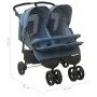 Marineblauer Caddy für Manschettenknöpfe aus Stahl von vidaXL, Kinderwagen - Ref: Foro24-10244, Preis: 269,75 €, Rabatt: %