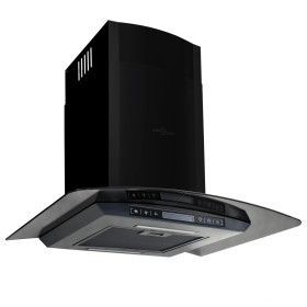 Wall extractor hood 60 cm stainless steel 756 m³/h black by vidaXL, Extractors - Ref: Foro24-50709, Price: 216,01 €, Discount: %